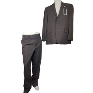 Sean John men's brown 2pc suit size 48L
